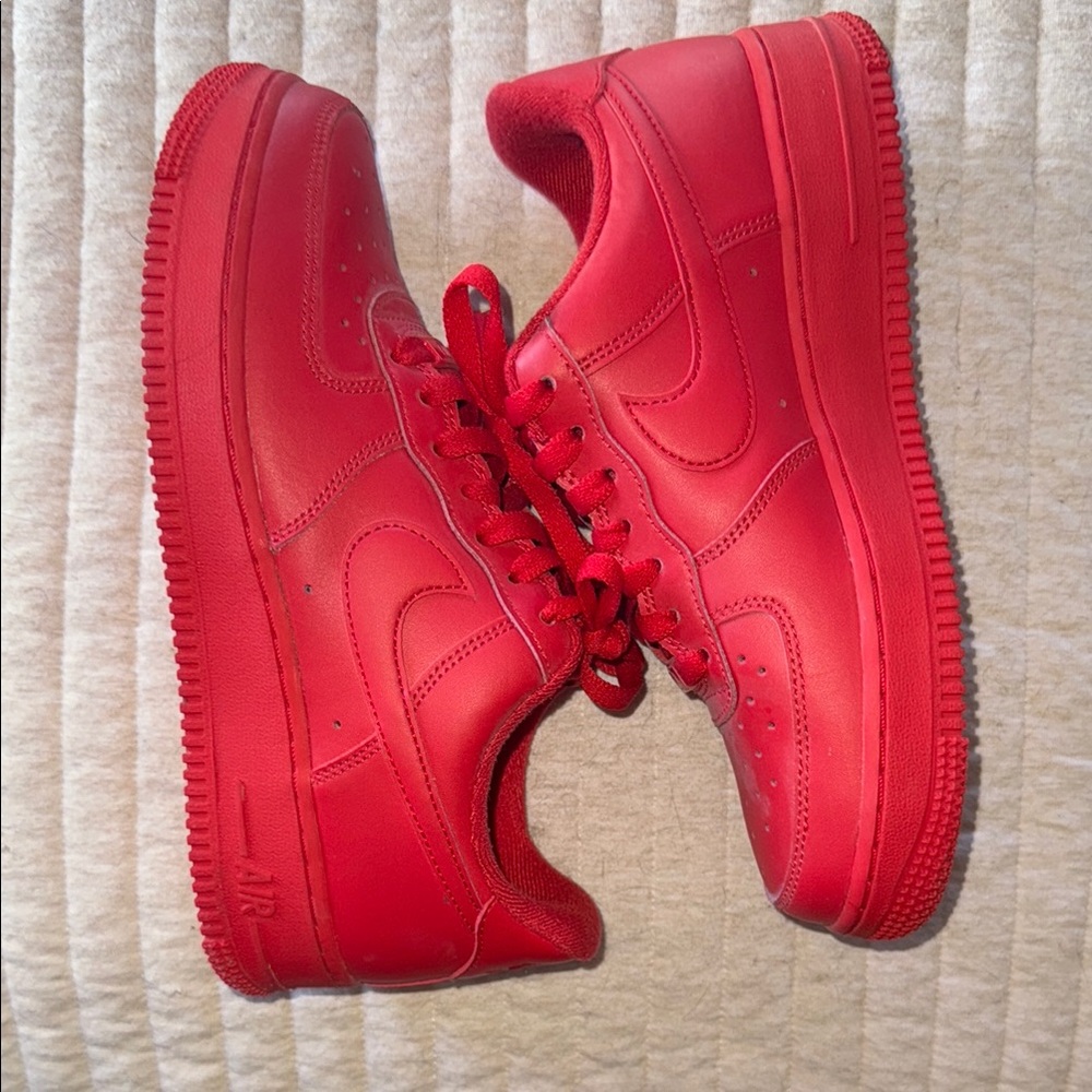 Nike Red Air Force Ones